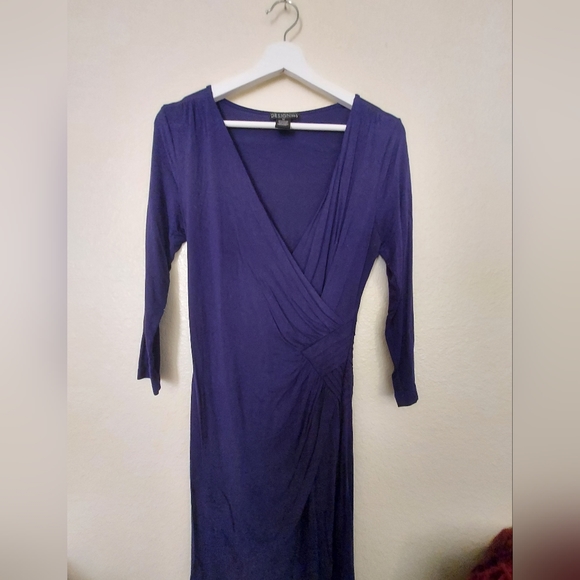 design 365 dress Design 365 Womens Black Casual Long Dress Sz S